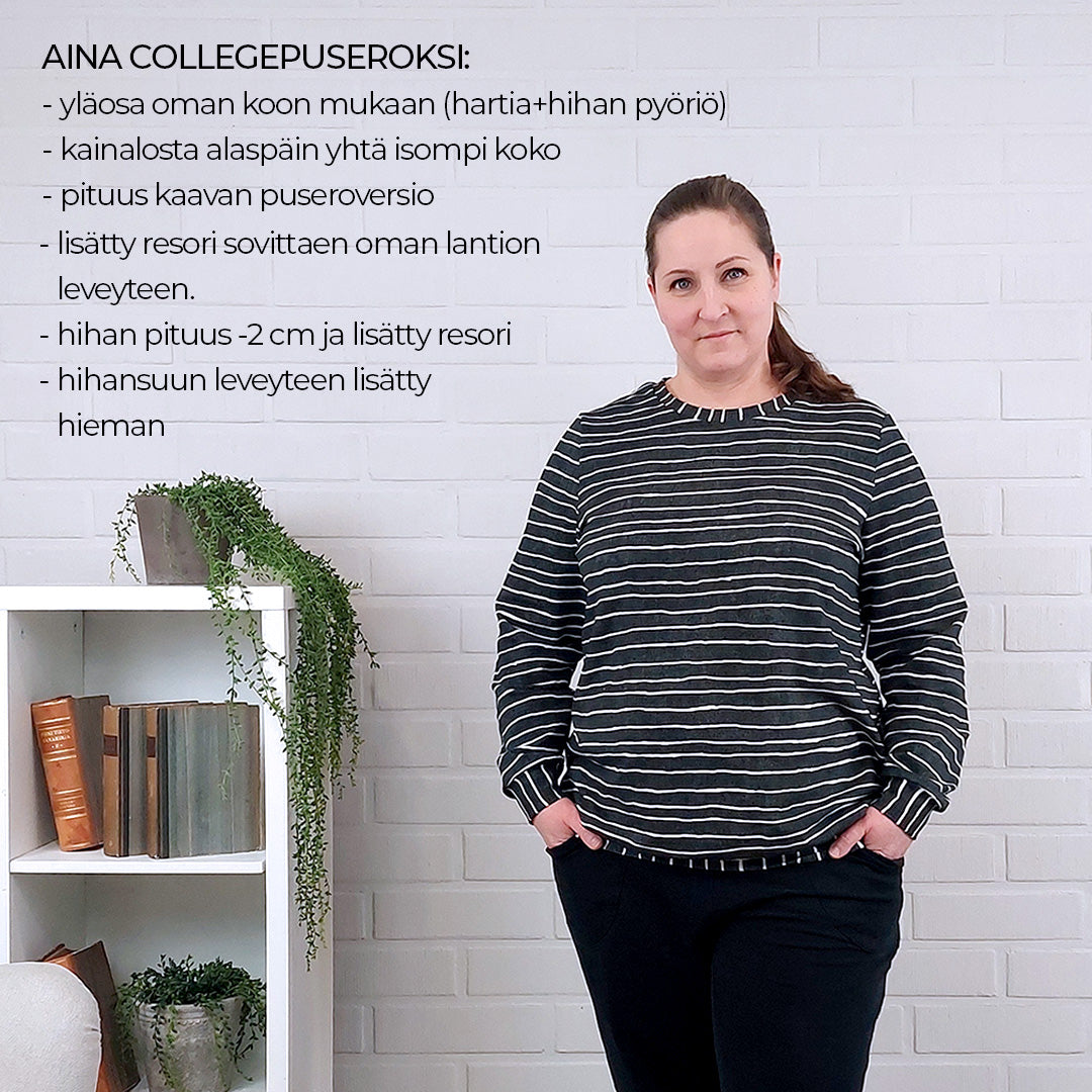 AINA, Taskullinen yläosa