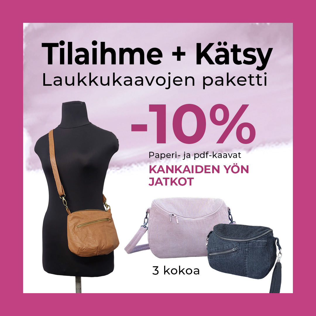 Laukkukaavojen paketti