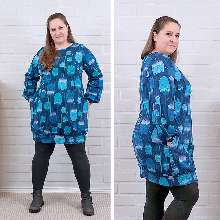 LEMPEÄ - laskoshihapusero ja -mekko