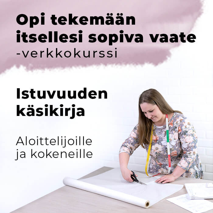 Opi tekemään itsellesi sopiva vaate -ompelukurssi verkossa