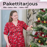 PILKE x SOLMU x PILVI - monipuolinen mekkokaavapaketti