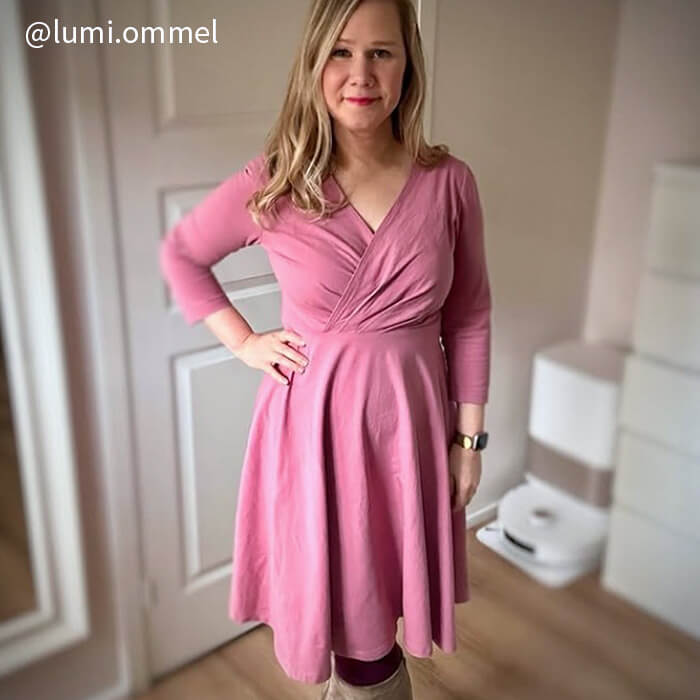 KIETAISU PILKE - kietaisumekon kaava, lisäosa Pilke-mekkoon