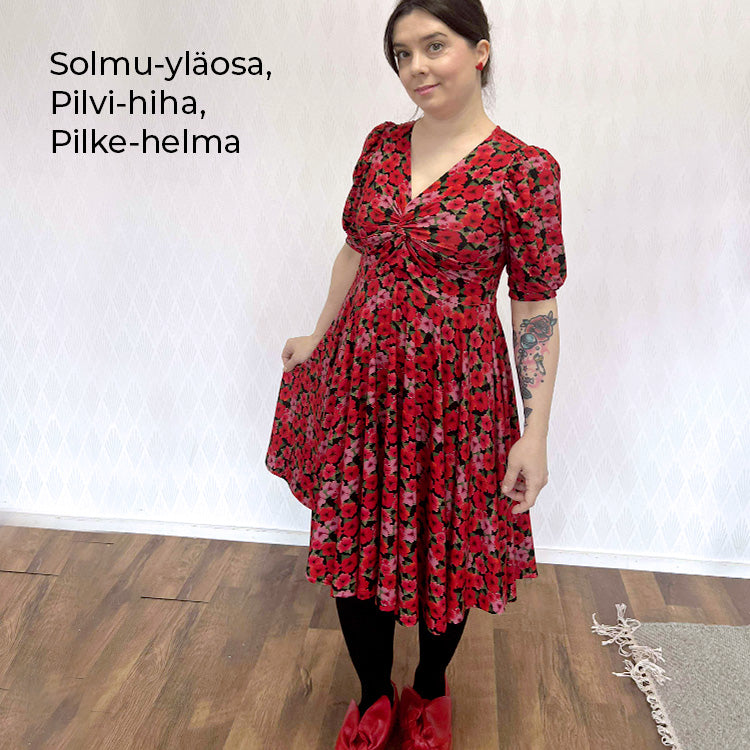 PILKE x SOLMU x PILVI - monipuolinen mekkokaavapaketti