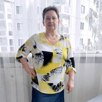 VIISTO – joustamattoman paidan ompelukaava viistolla hihansuulla