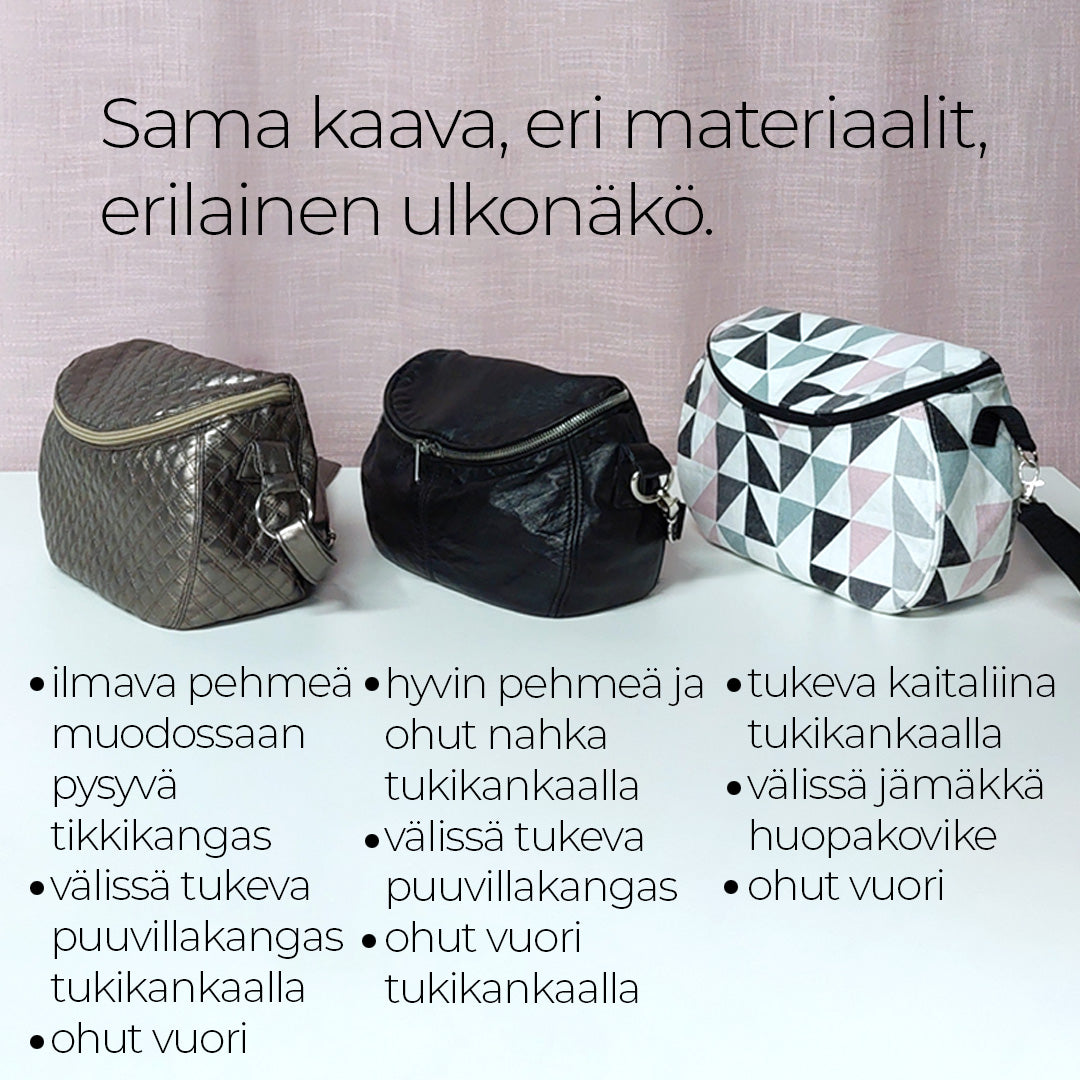 TILAIHME, Olkalaukku ja beauty bag